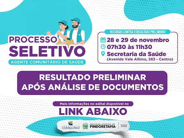 RESULTADO PRELIMINAR APÓS ANÁLISE DE DOCUMENTOS