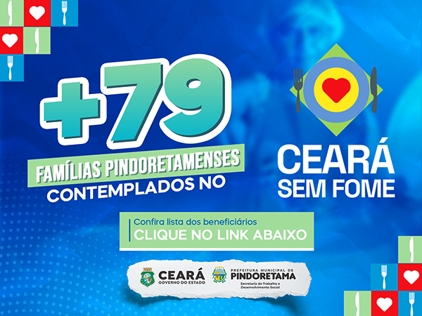 NOVOS BENEFICIÁRIOS CARTÃO CEARÁ SEM FOME